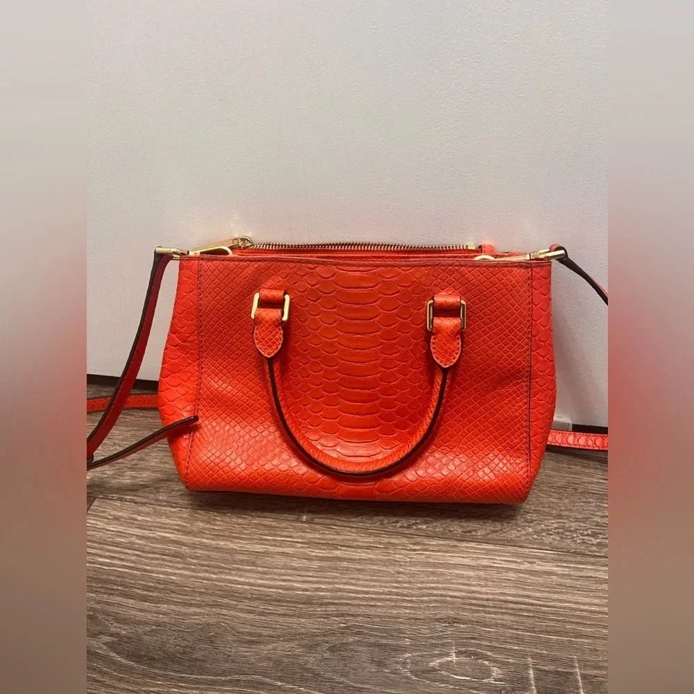 Michael Kors Kellen Extra Small (XS) Satchel Coral